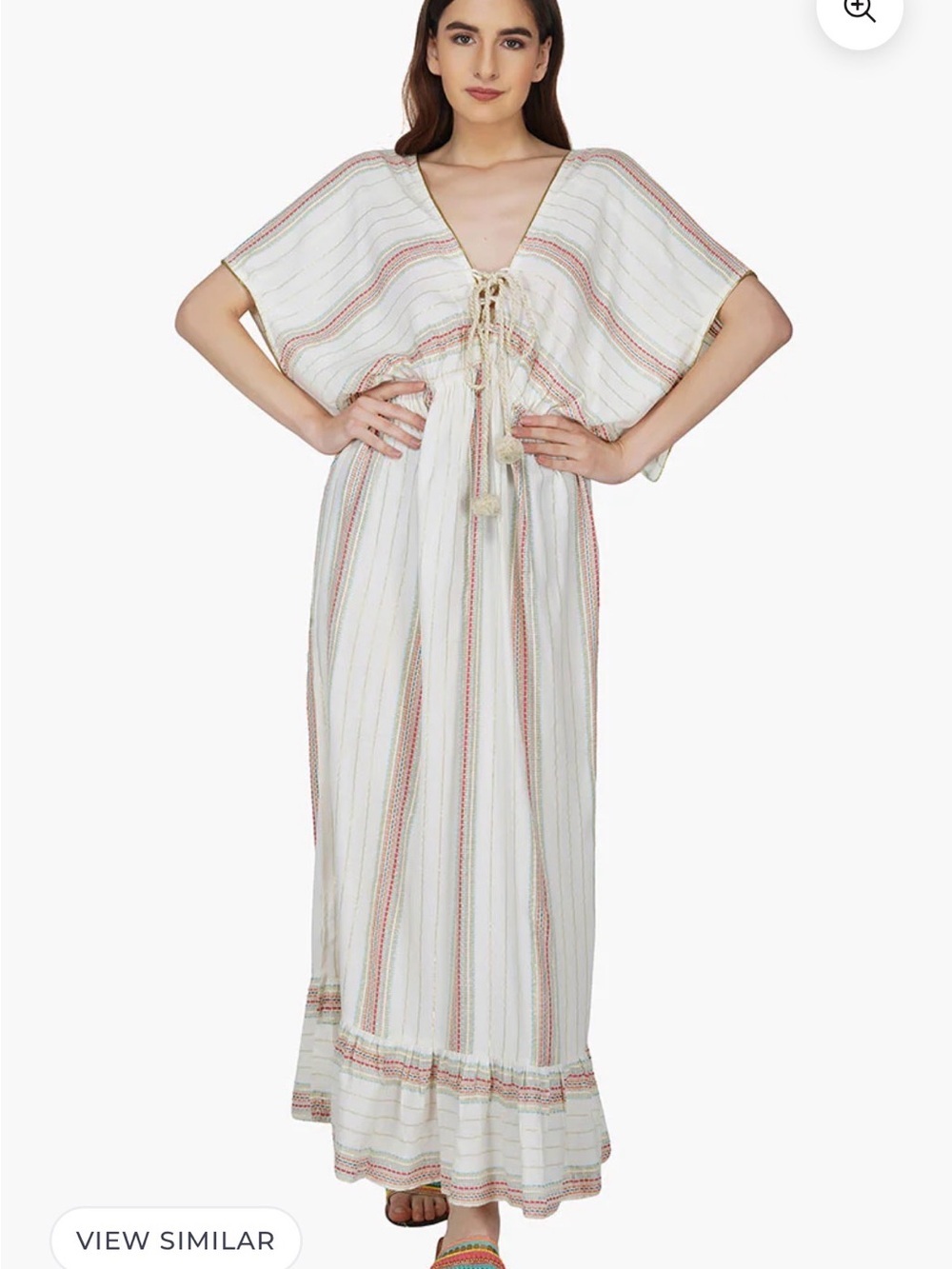 America & Beyond Aurora Rose Maxi Boho Dress - Picture 2 of 9